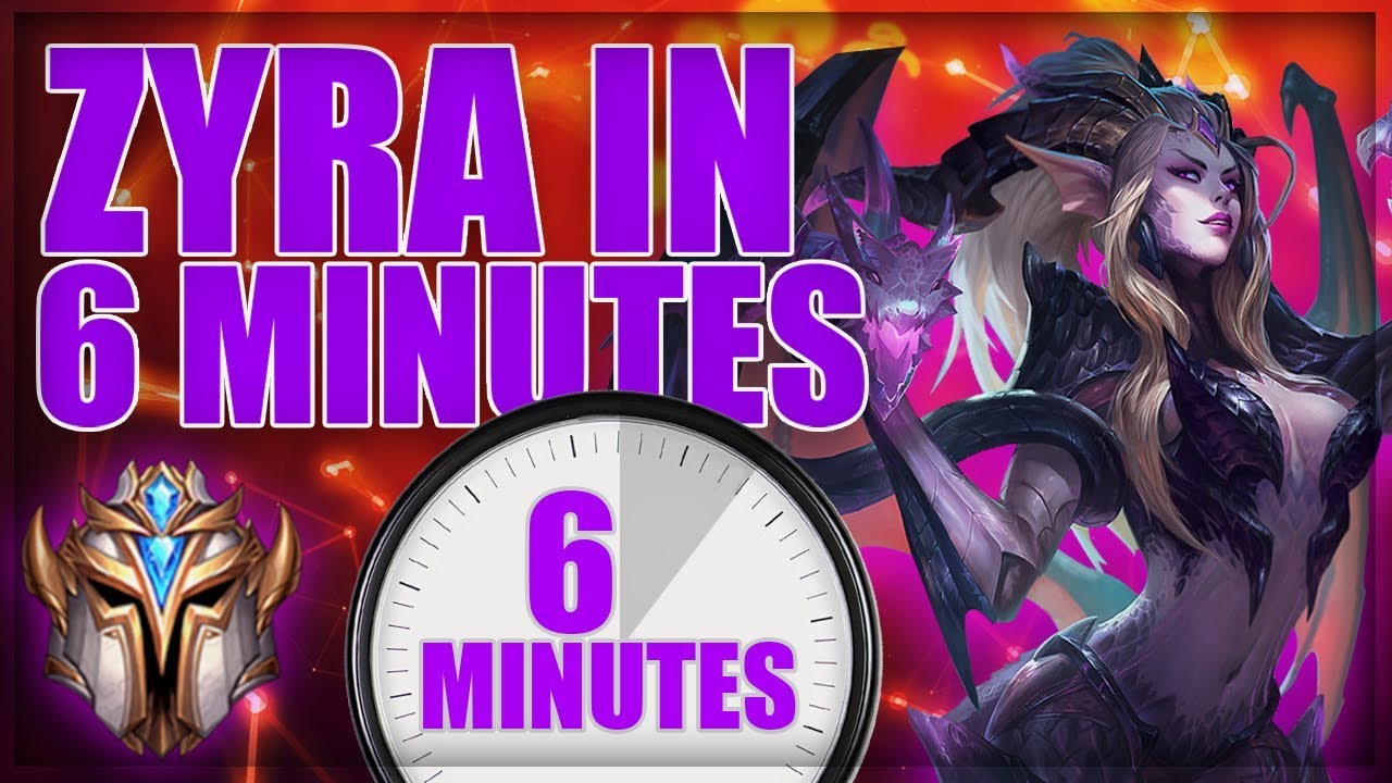 Challenger Zyra Builds, Abilities and Runes in 6 Minutes (Preseason 9)