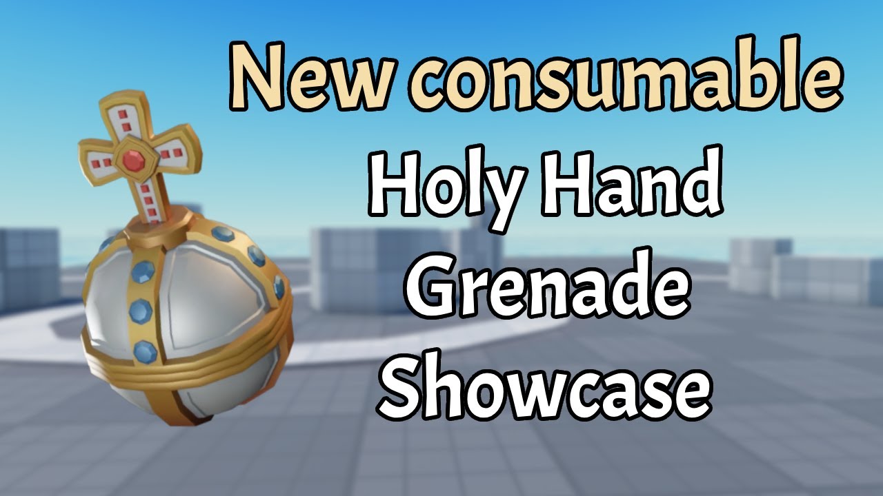 Holy Hand Grenade Showcase - Roblox Tower Defense Simulator