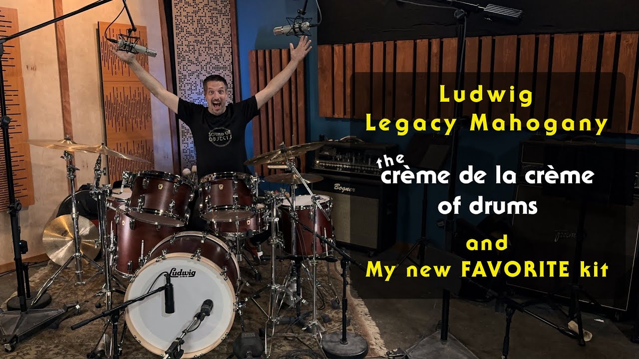 Discovering The New Ludwig Legacy Mahogany Kit!