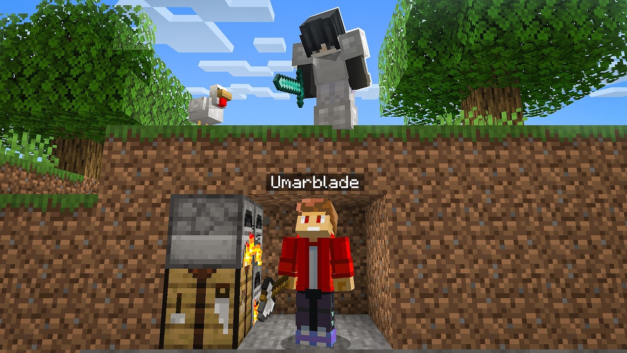 Minecraft Speedrunner vs Ovchi | O'zbekistondagi Birinchi MANHUNT