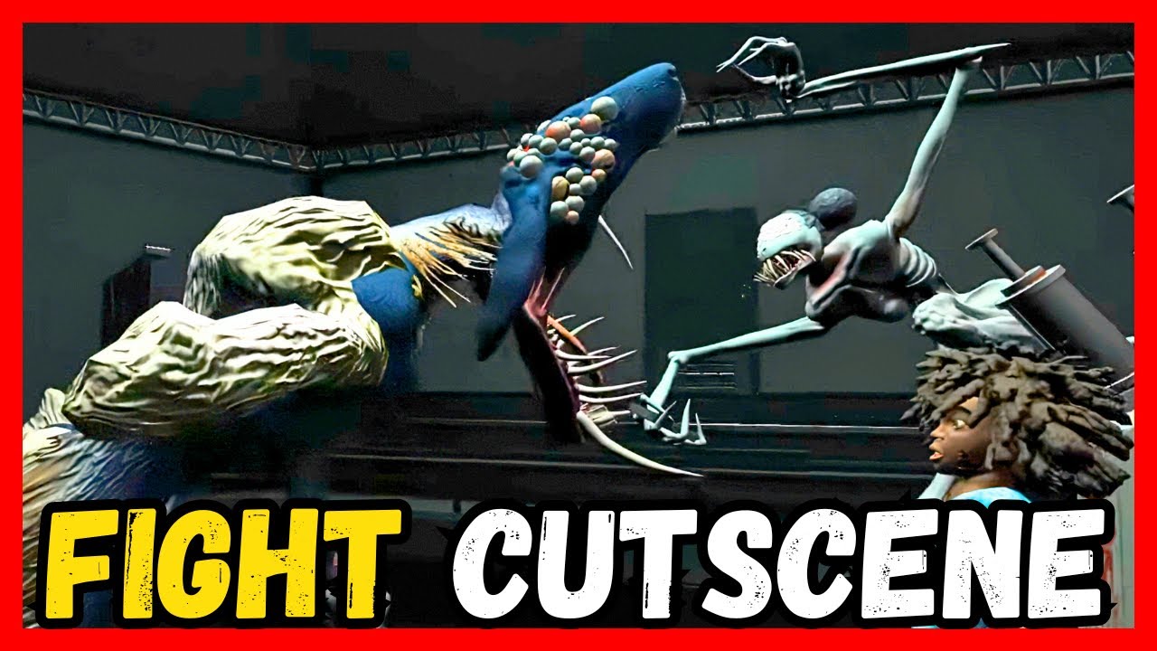 Amanda The Adventurer 3 - Monster Wooly vs Colton Anomaly Fight Cutscene [4K60FPS]