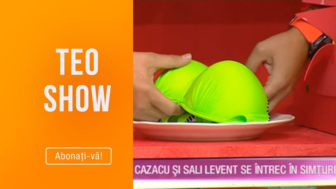 Teo Show (09.10.) - Catalin Cazacu si Sali Levent se intrec in simturi! Cine a recunoscut sutienul?