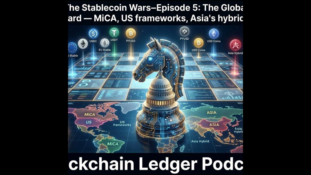 SERIES 1 &mdash; The Stablecoin Wars&ndash;Episode 5: The Global Regulatory Chessboard &mdash; MiCA, US frameworks,...