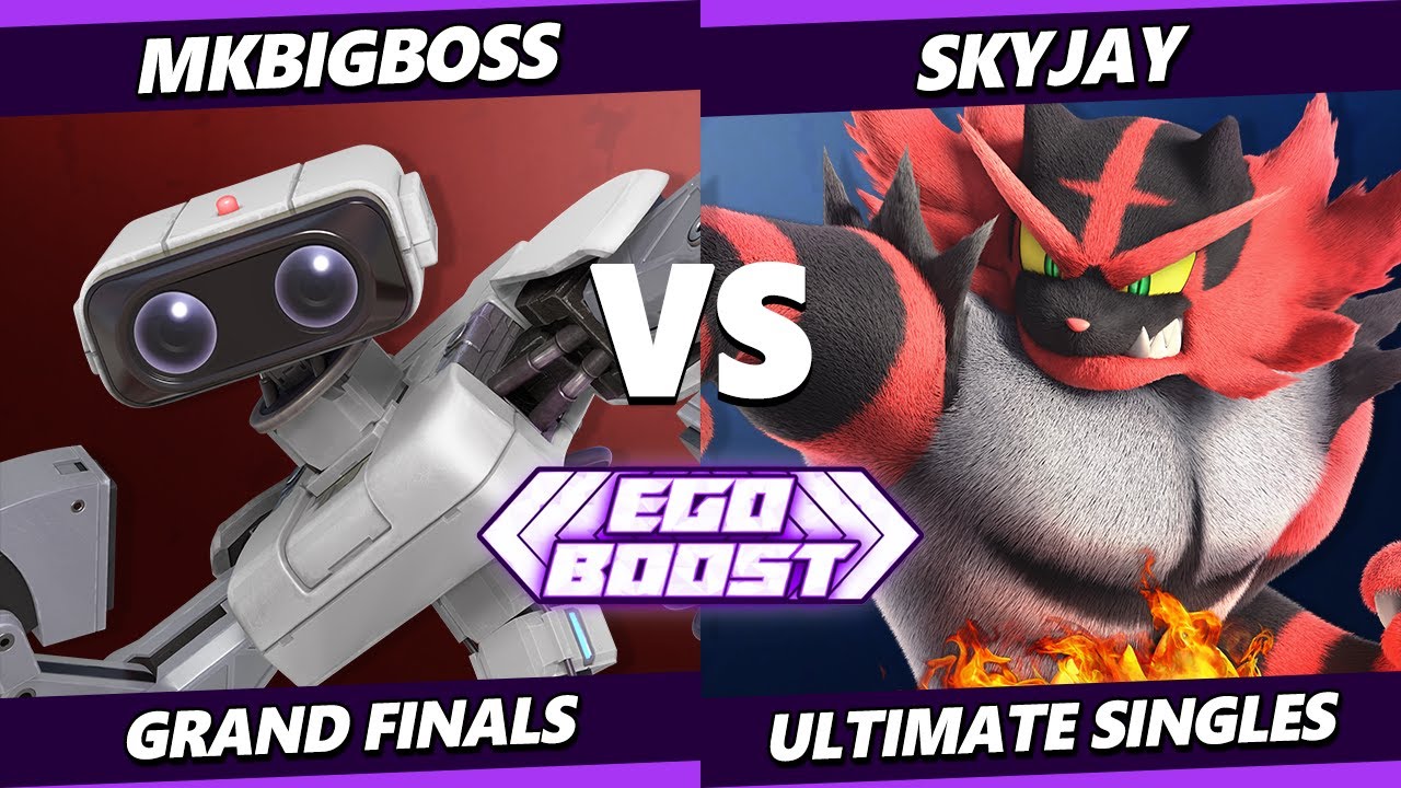 EGOBOOST GRAND FINALS - Skyjay (Incineroar) Vs. MKBigBoss [L] (ROB) Smash Ultimate - SSBU
