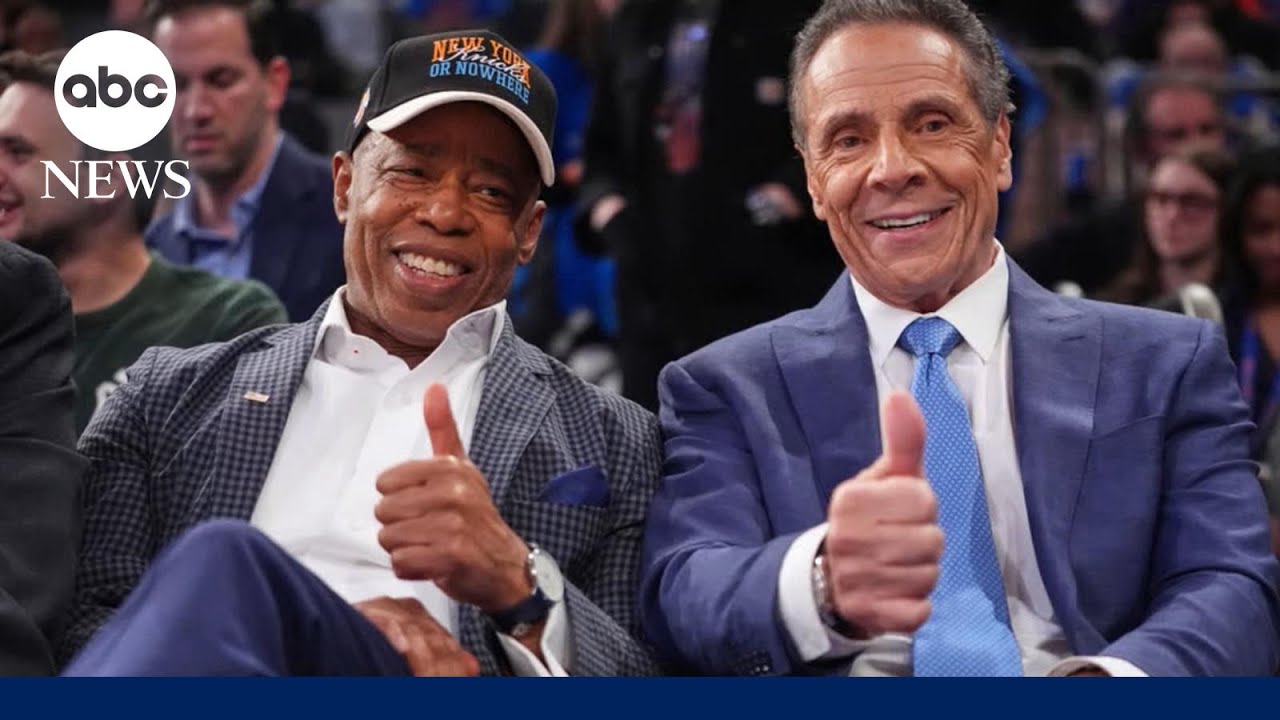 New York City Mayor Eric Adams endorses Andrew Cuomo in heated mayoral race