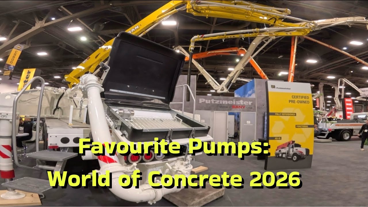 FAVOURITE Concrete Pumps at World of Concrete 2026 Las Vegas