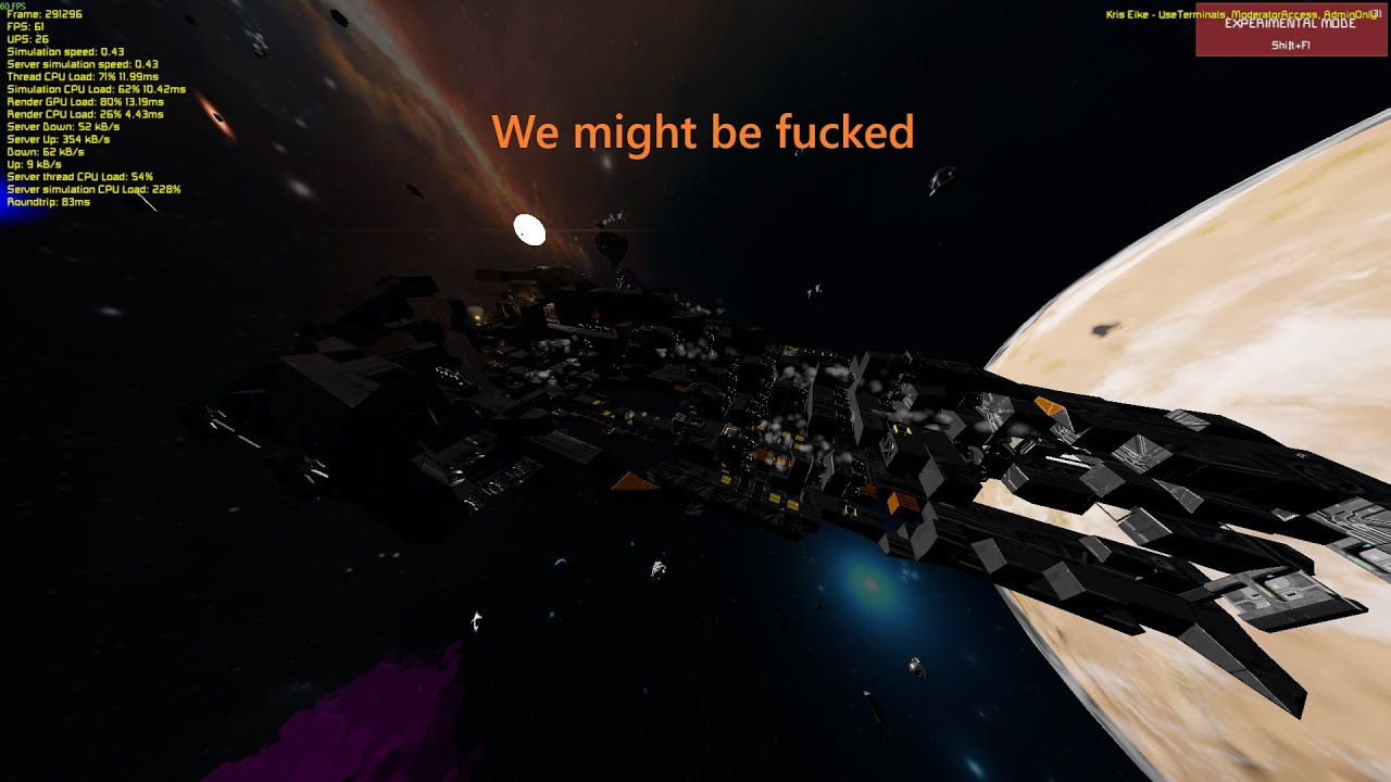Space Engineers: Everdawn system MTC Shipyard Base defense