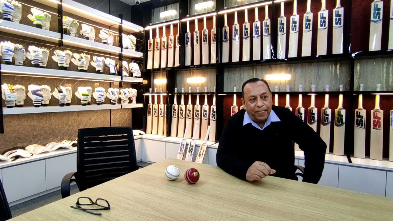 SF FACTORY. OWNER OF SF, STANFORD SPORTS INDUSTRIES SPEAKS ABOUT ORIGINAL SF CRICKET BAT