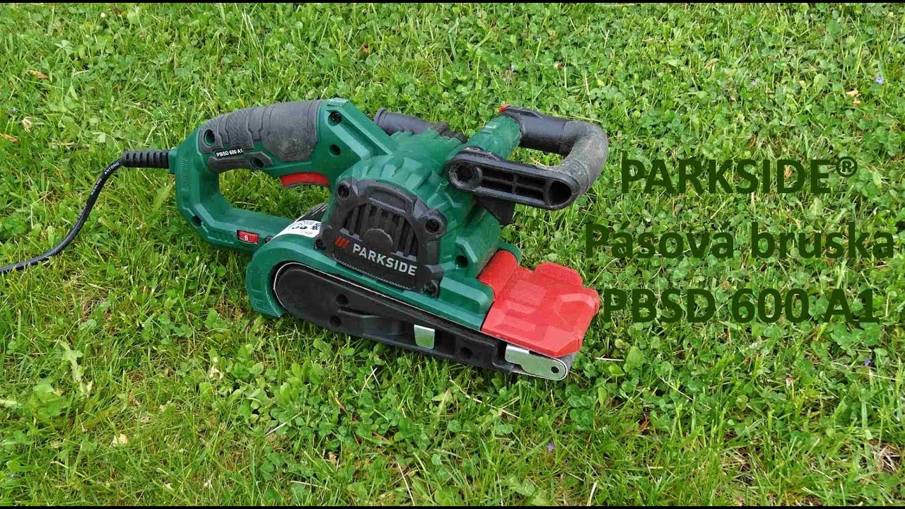 Pásová bruska PBSD 600 A1 Parkside
