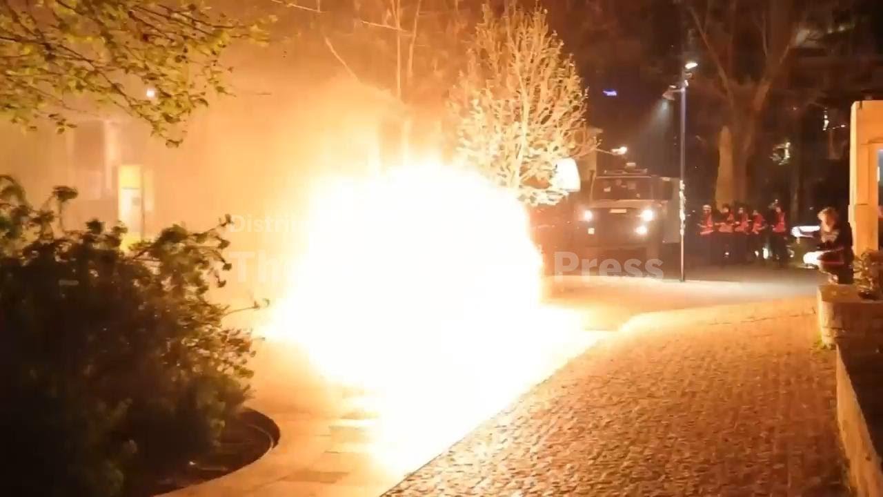 Clashes break out in Albania's capital at protest by opposition supporters