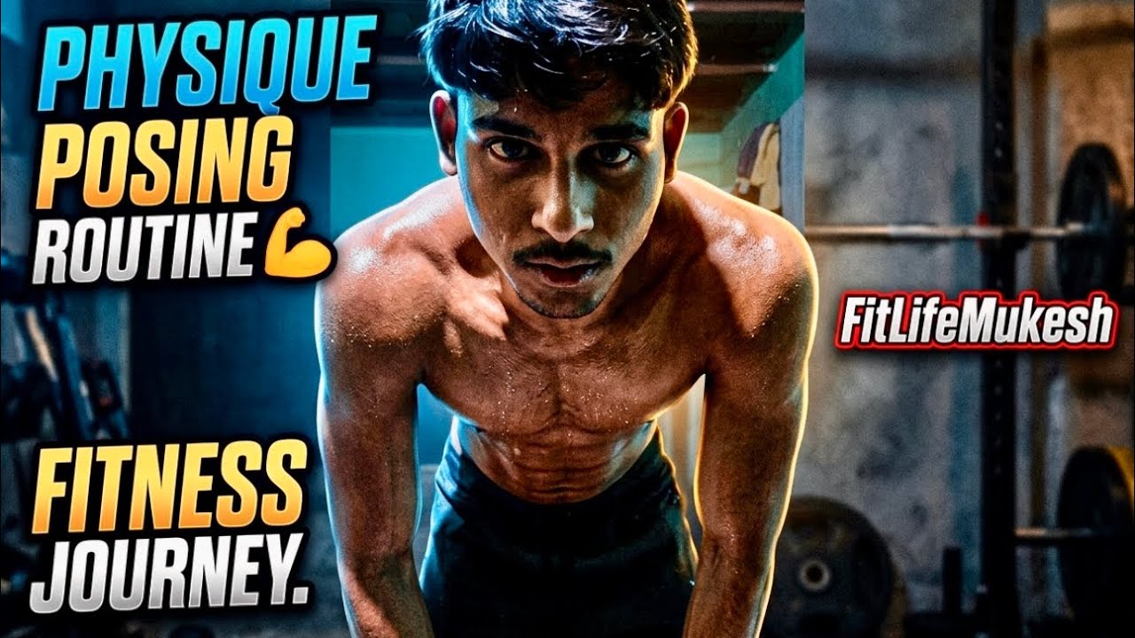 Physique Posing Routine 💪 | Fitness Journey | FitLifeMukesh