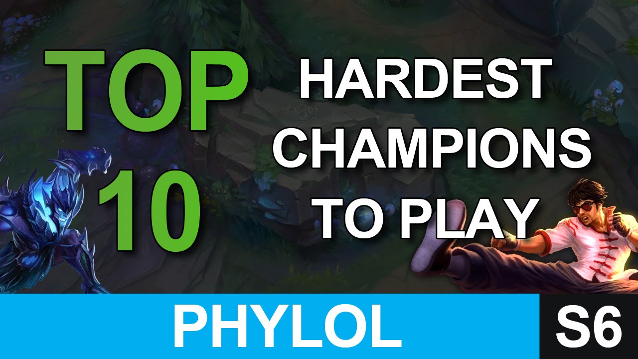 Top 10 Hardest Champions in League of Legends (that are worth mastering)