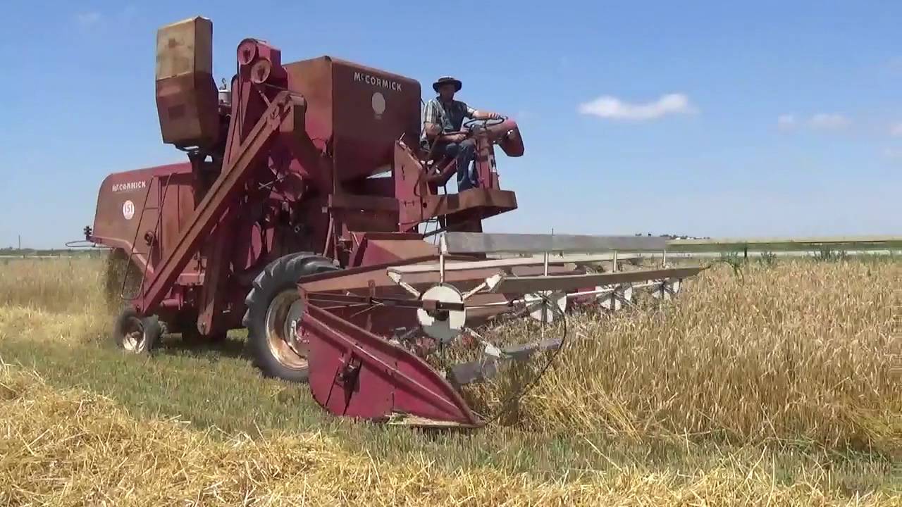McCormick International Harvester 151 combine in Haxtun Colorado