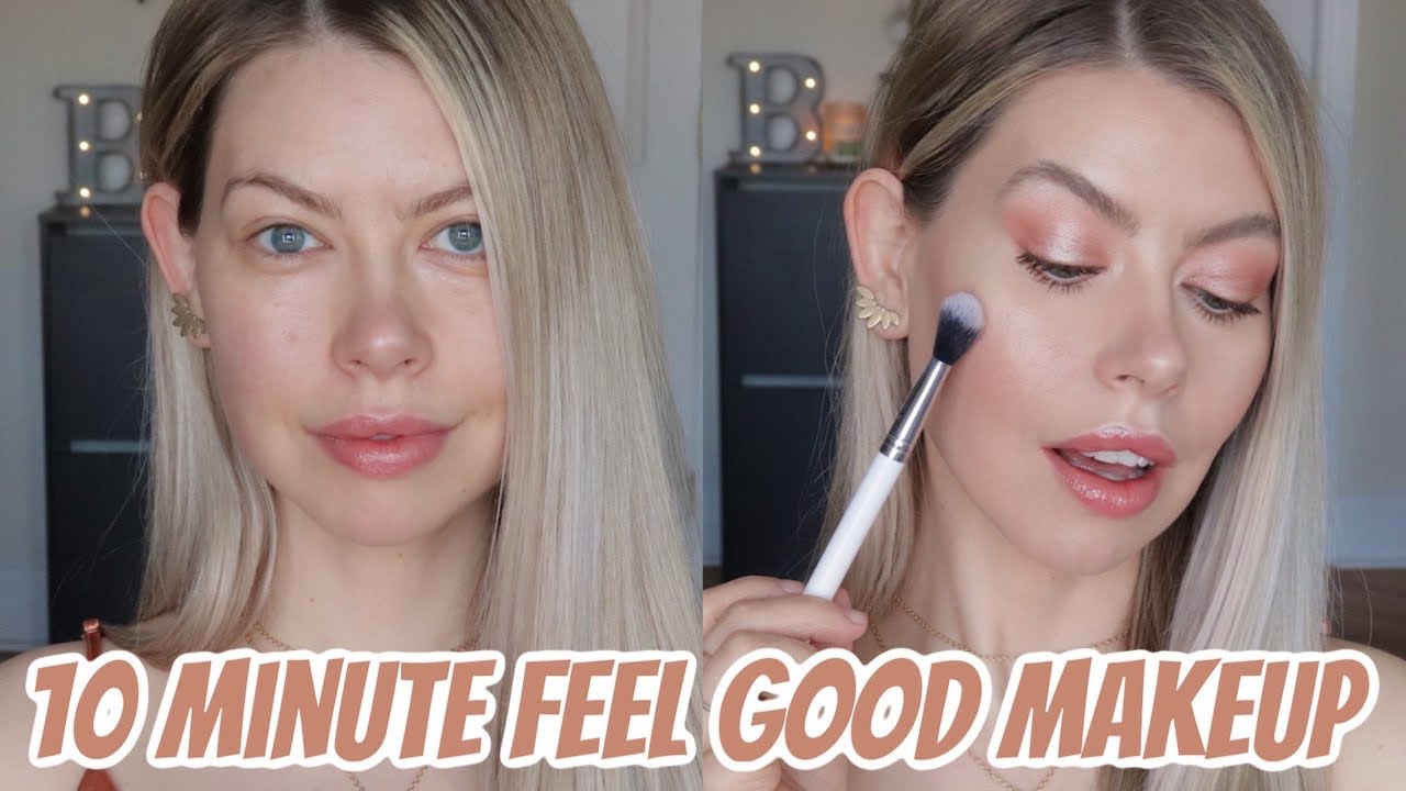 10 MINUTE (MOSTLY DRUGSTORE) MAKEUP THAT MAKES YOU FEEL 💯| BrittanyNichole