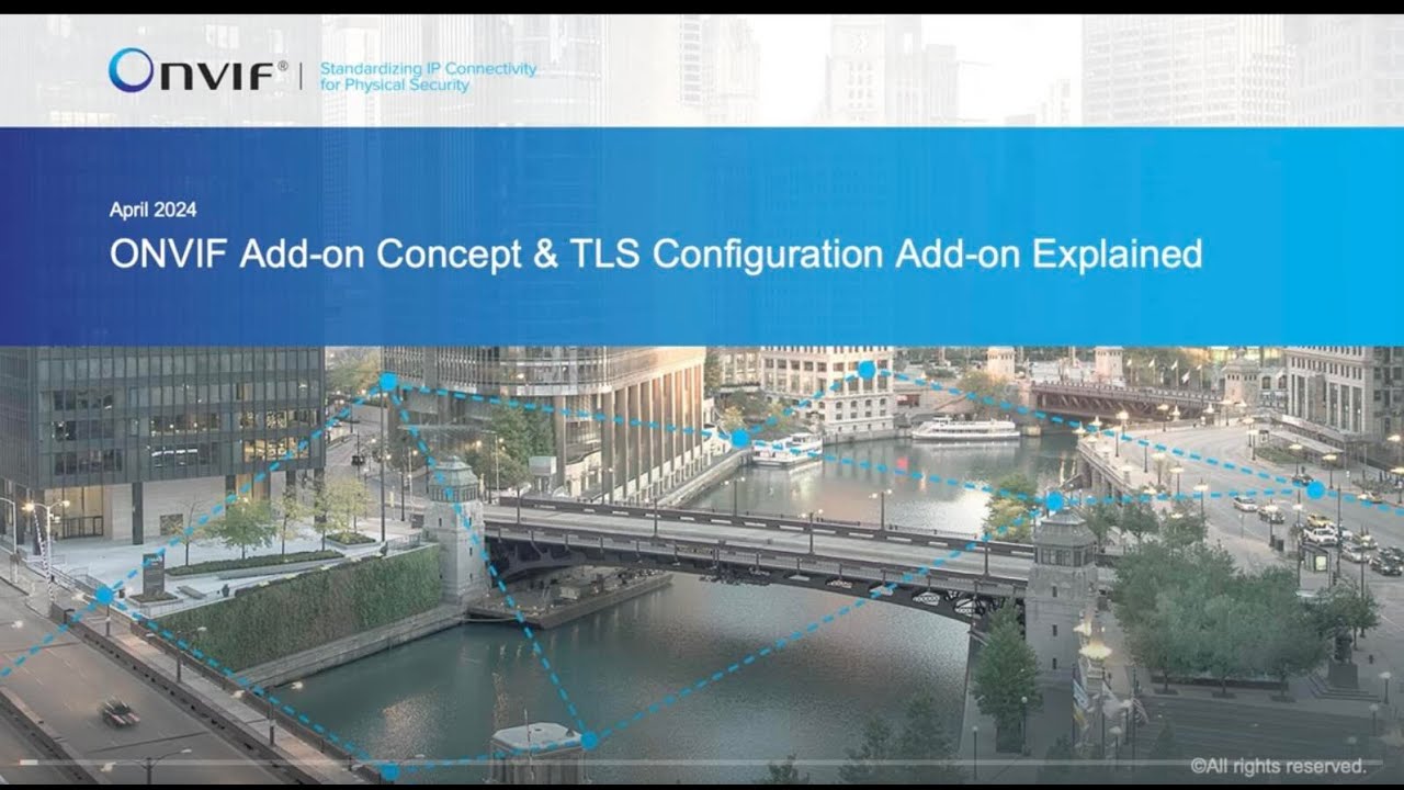 The ONVIF Add-on Concept and the TLS Configuration Add-on