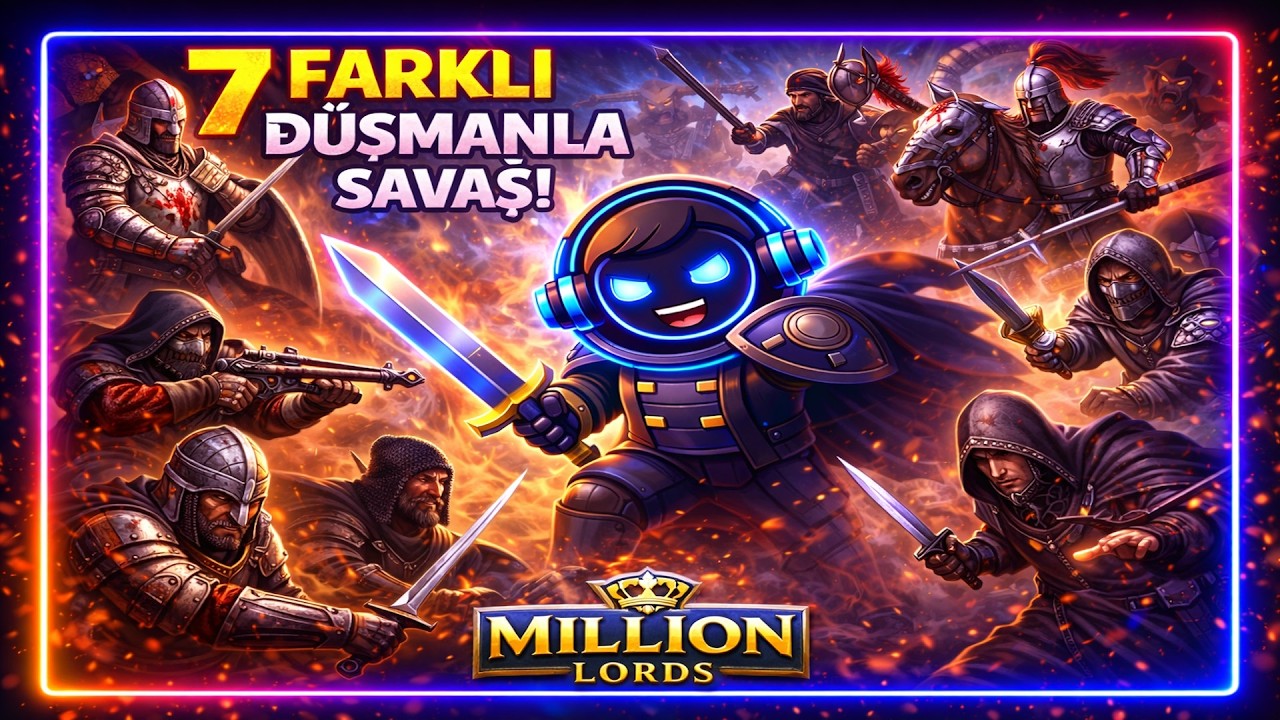 Bu Sefer 7 Farklı Düşmanım Var | Million Lords Meydan Okuması # 20