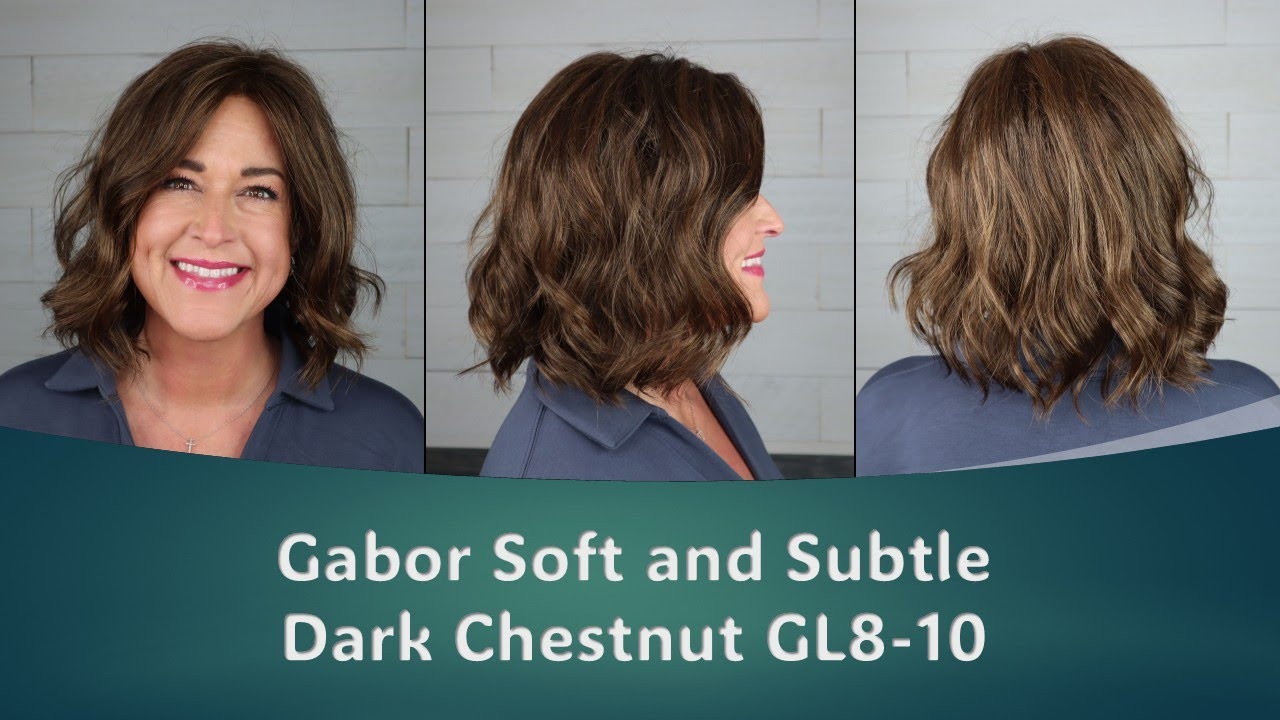 My favorite wigs series | Gabor Soft and Subtle in Dark Chestnut GL8-10 comes in two sizes!