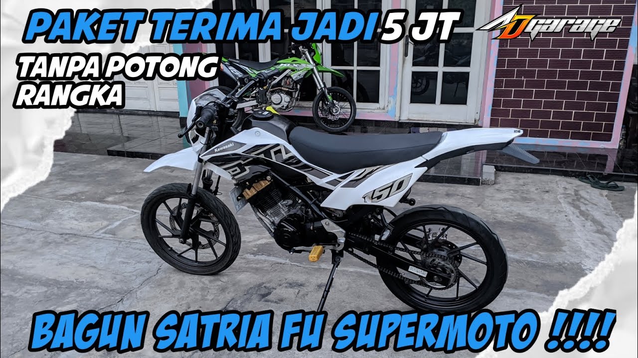 Modifikasi satria Fu • paket 5jt hasilnya keren parah🔥|| by AD GARAGE KEDIRI