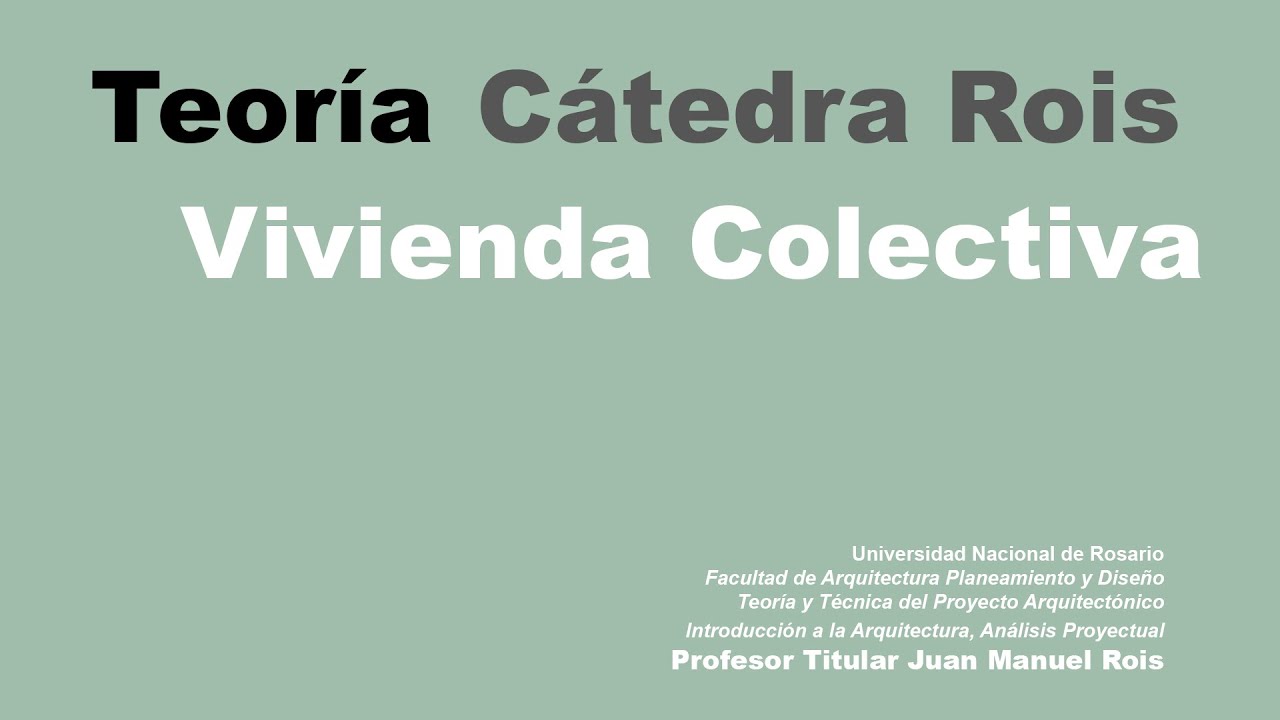 VIVIENDA COLECTIVA