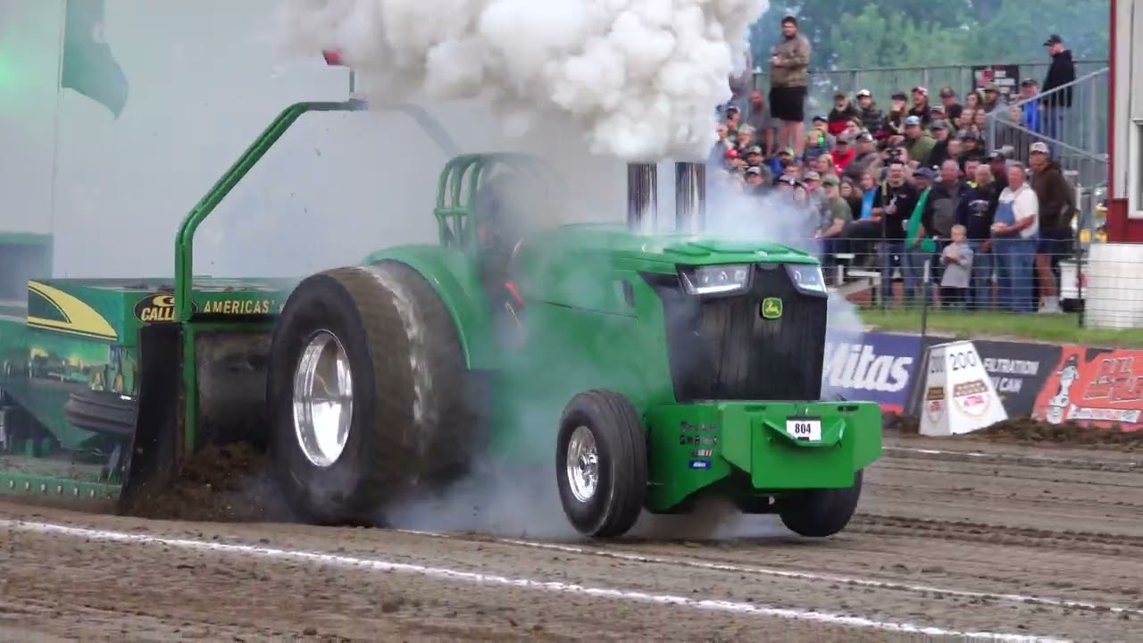 NTPA Grand National Diesel Super Stock Tractor Pulling with Adam Bauer