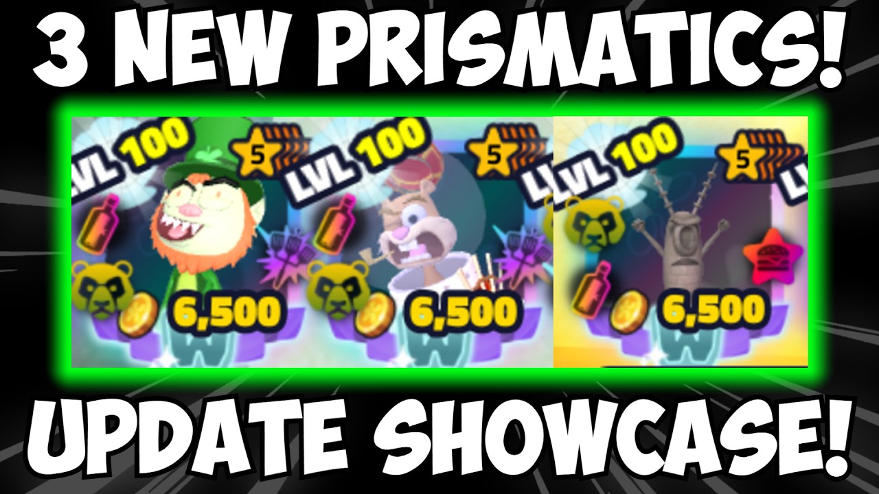 All 3 New Prismatics Showcase! INSANE UPDATE! (Sandy, Leprecant, Planktopolis)