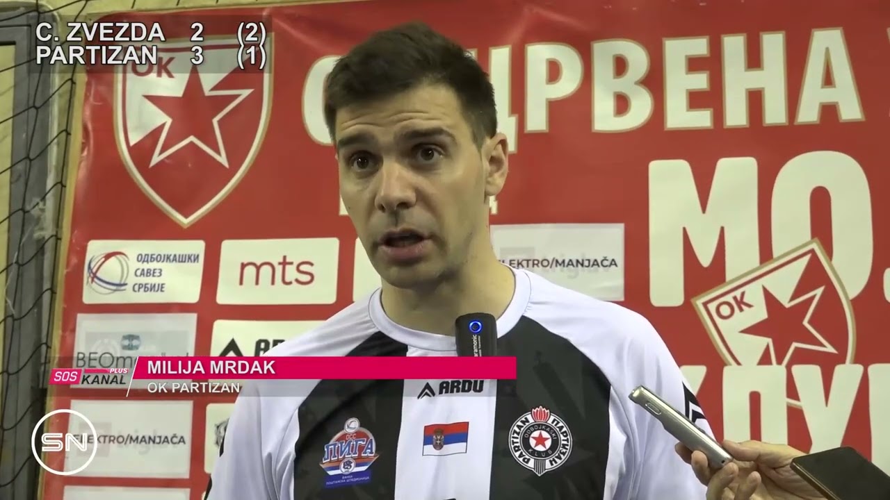ODBOJKA, M, C.ZVEZDA - PARTIZAN 2-3, 2-1