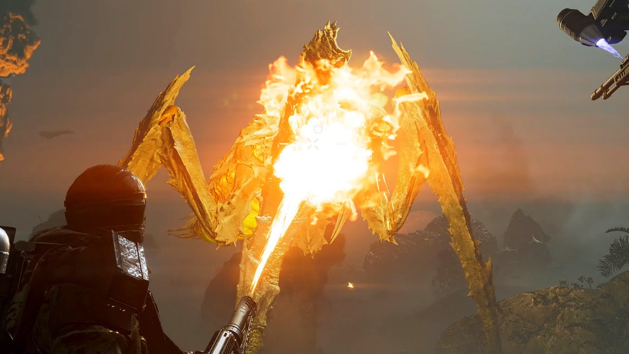 Battle with Terminids - Super Helldive Difficulty - 4K Quality - Helldivers 2