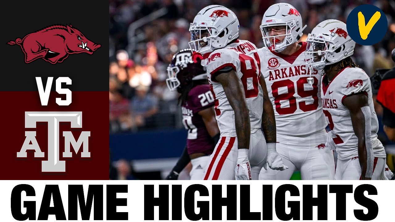 #10 Arkansas vs #23 Texas A&M | 2022 College Football Highlights