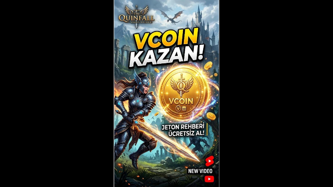 😱 HER 2 G&Uuml;NDE 100 BEDAVA VCOİN KAZANMA THEQUİNFALL ! #shorts #thequinfall #mmorpg #gaming