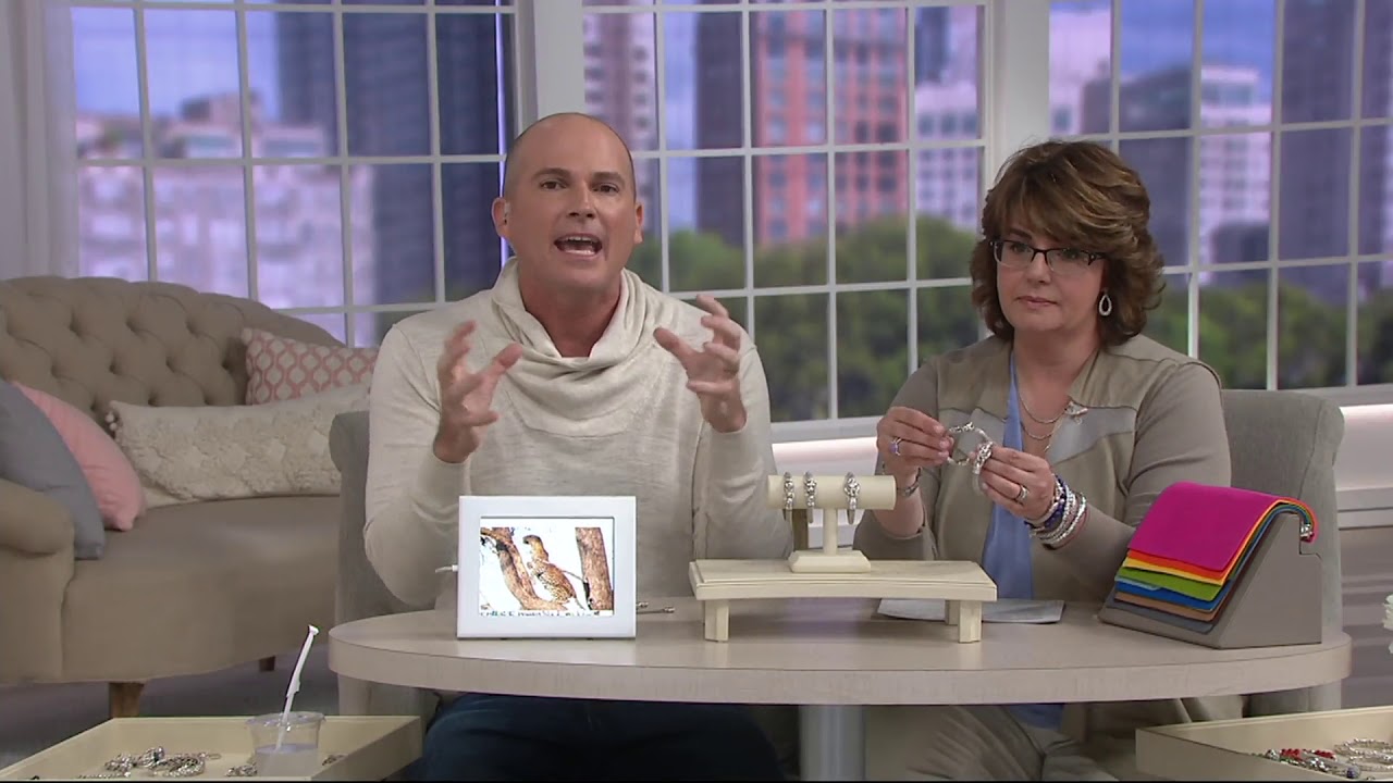 JAI Sterling Silver & 14K Figural Mesh Bracelet on QVC