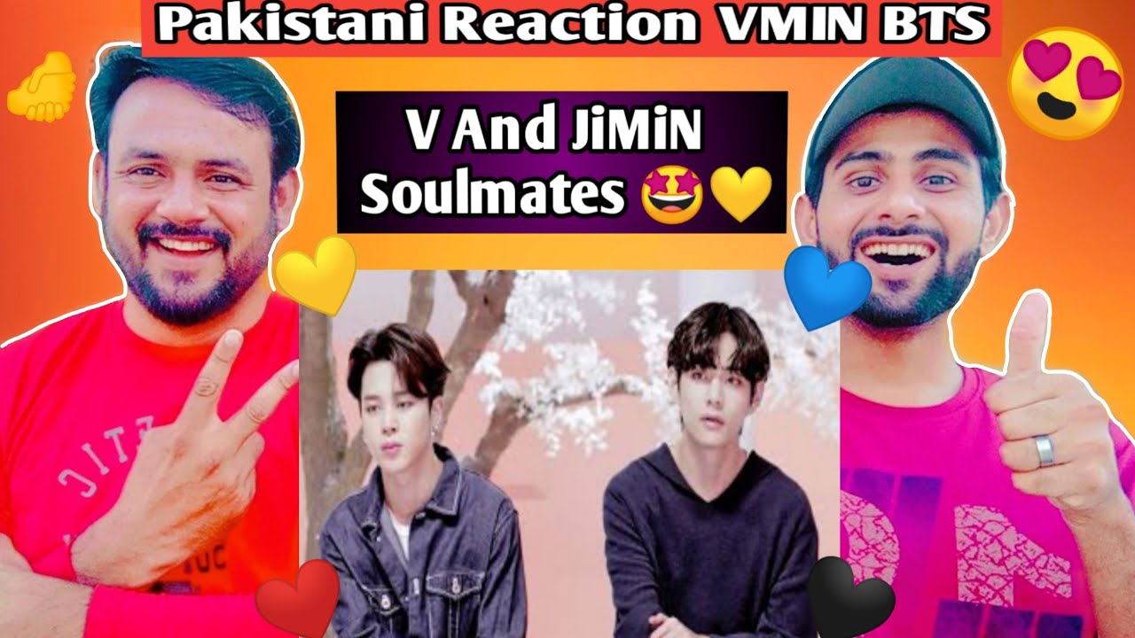 Pakistani Reaction To  BTS VMIN 💜 Cute and funny Moment💜 | V And Jimin 💜BTS | Jhanzaib & Balaj React