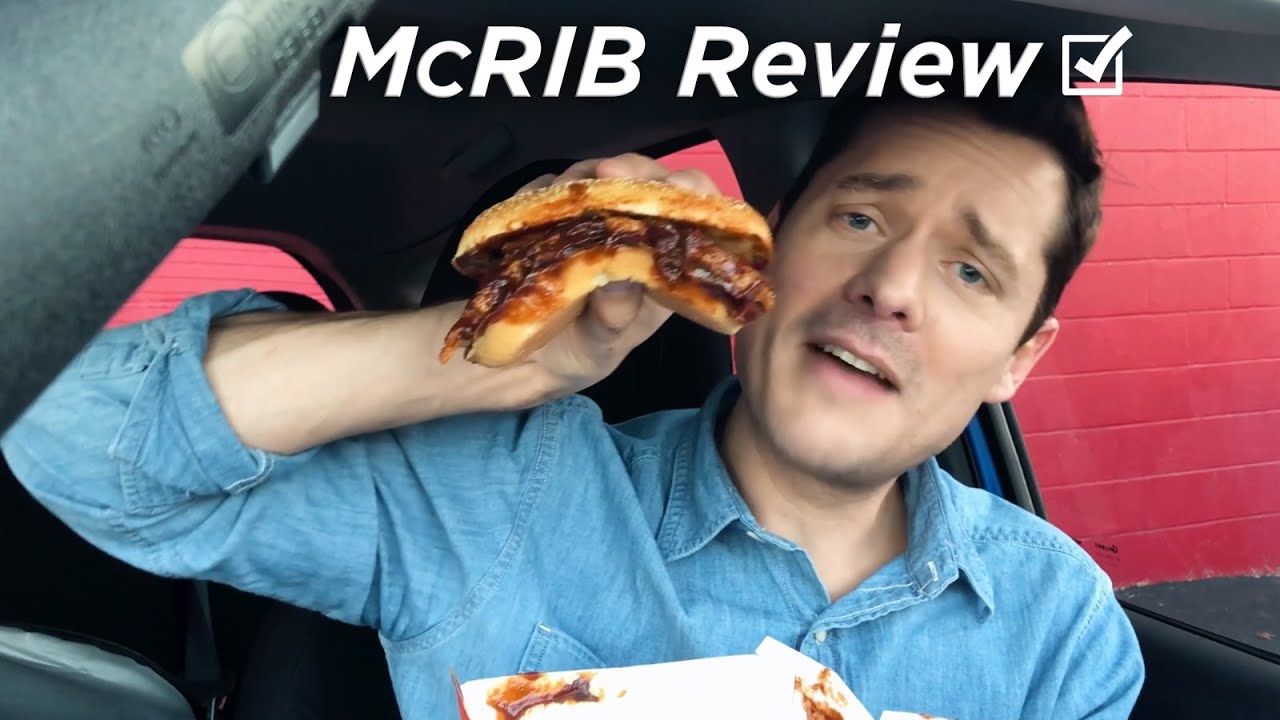 McDonald's McRib Review: Still The Sauciest? Yes. Yes it is.