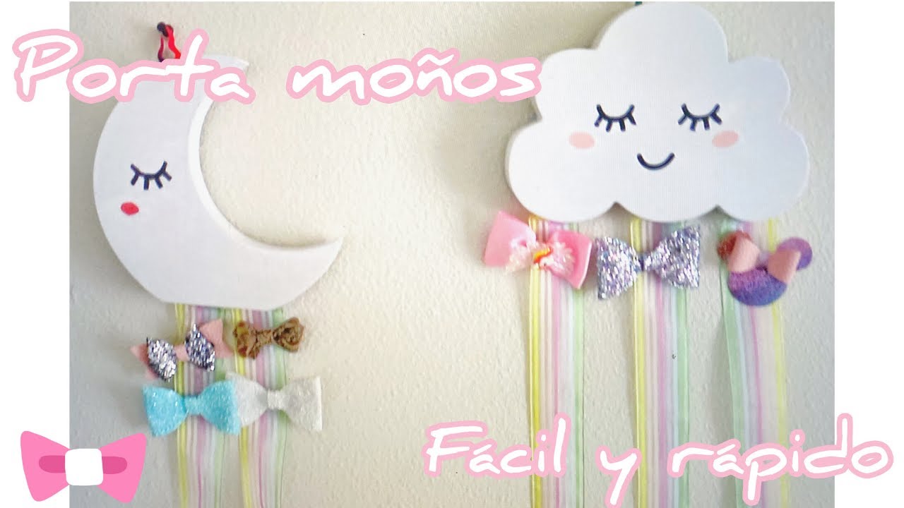 porta moños fácil de hacer 🎀