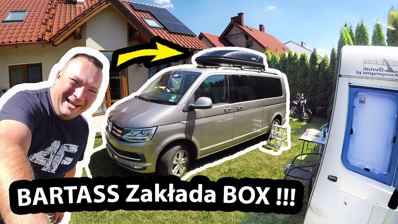 Montujemy BAGAŻNIK Dachowy z BARTASS'em !!! - Jedziemy Razem na MOTORZE !!! (Vlog #458)
