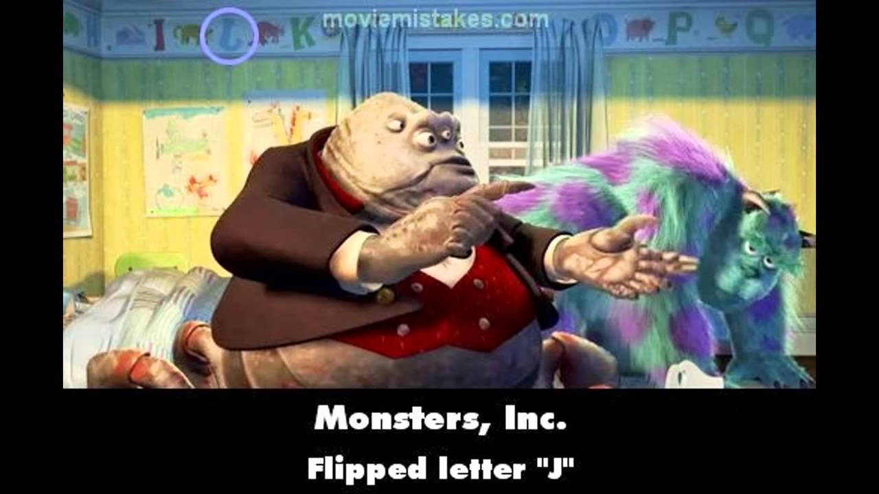 Monsters, Inc  movie mistakes 2001