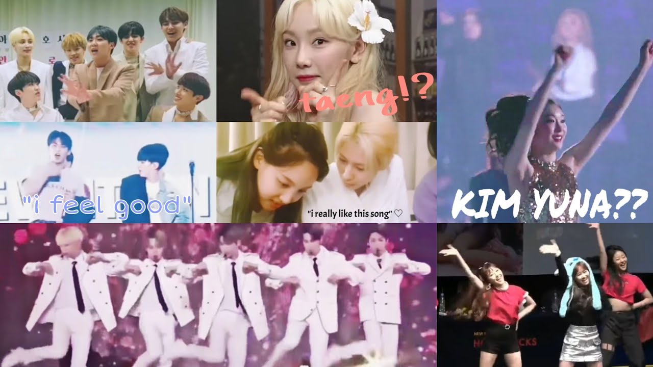Idols sing/dance/react to MAMAMOO (마마무)'s songs in 2019 (Part 1)