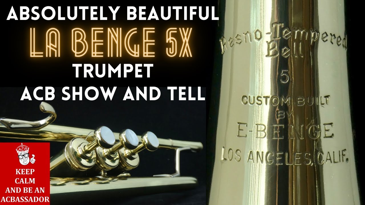 Beautiful 1979 Benge 5X Trumpet! ACB Show & Tell with Trent Austin
