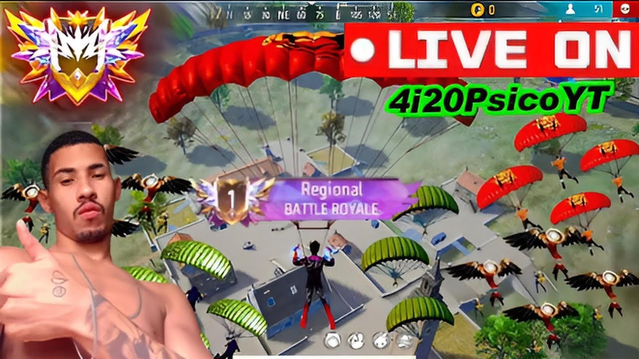 🔴 LIVE | Free Fire Epic Gameplay • Funny Strategy | 4i20PsicoYT