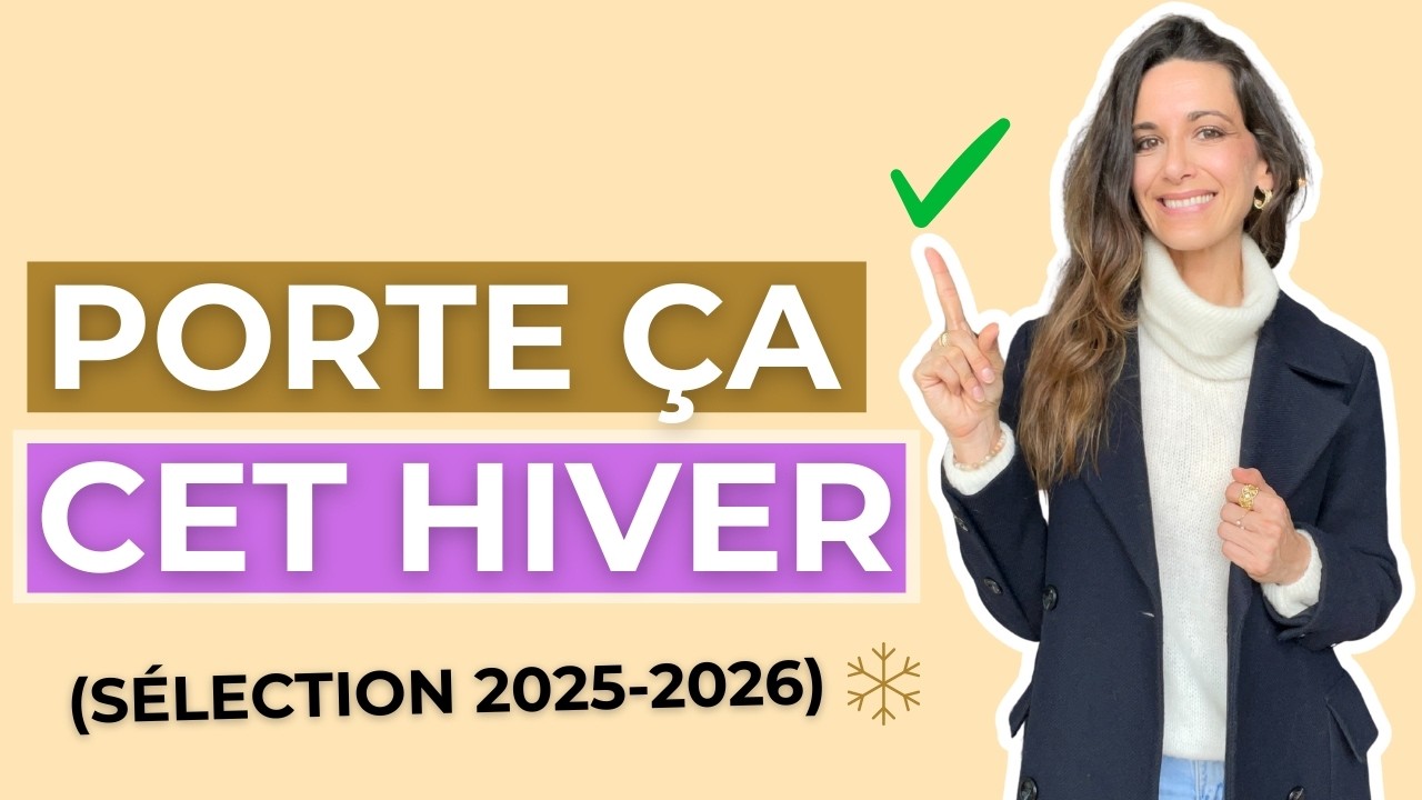 Sélection vêtements hiver : 7 pièces pour tous les âges à adopter + 1 (2026)