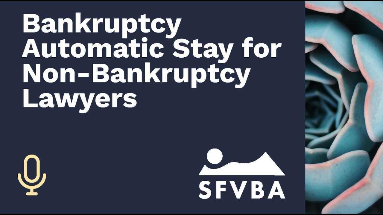 Bankruptcy Automatic Stay for Non-Bankruptcy Lawyers