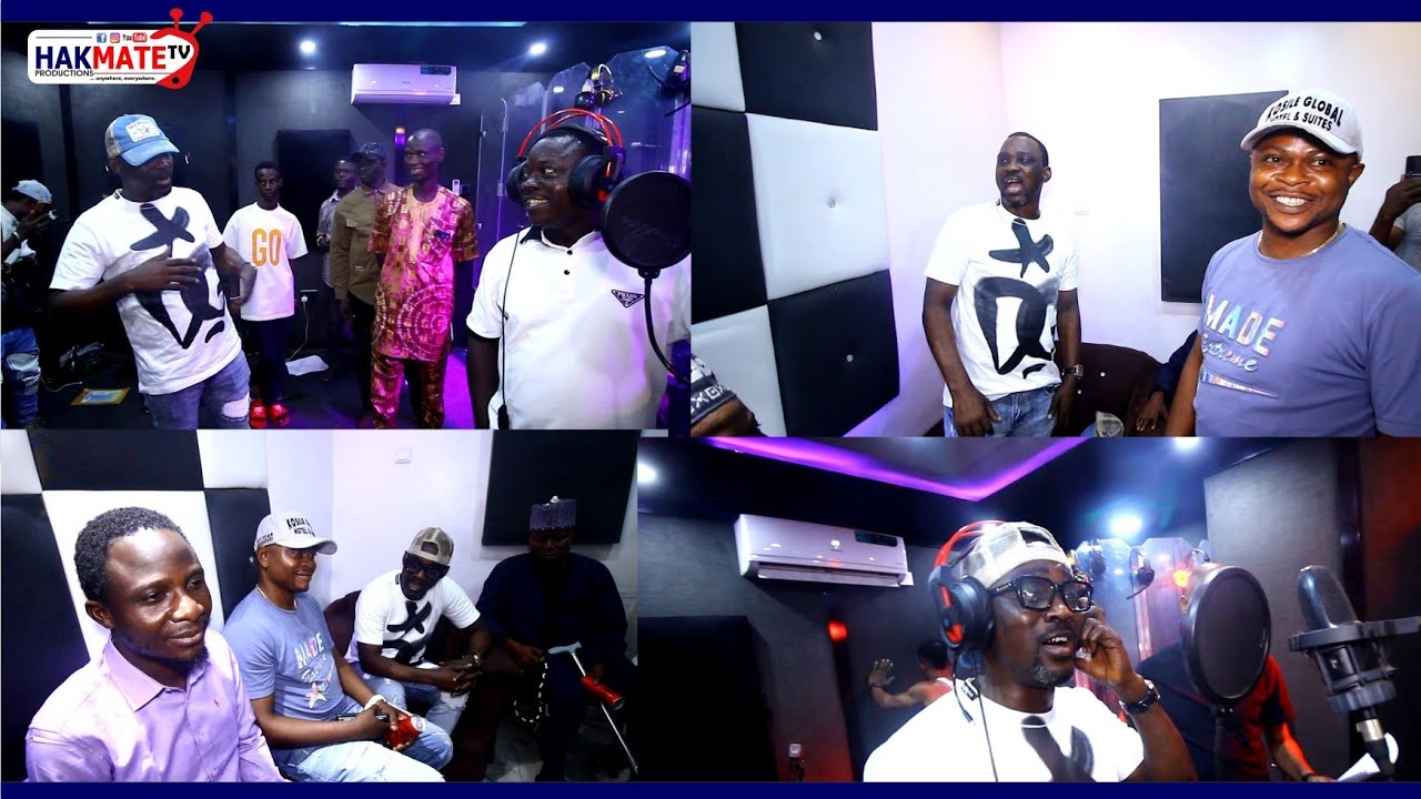 Oganĺa Pasuma ceo Wasbar Records New Signee Saheed Arogunmasa in Studio for New Album 'GLOBALIST '