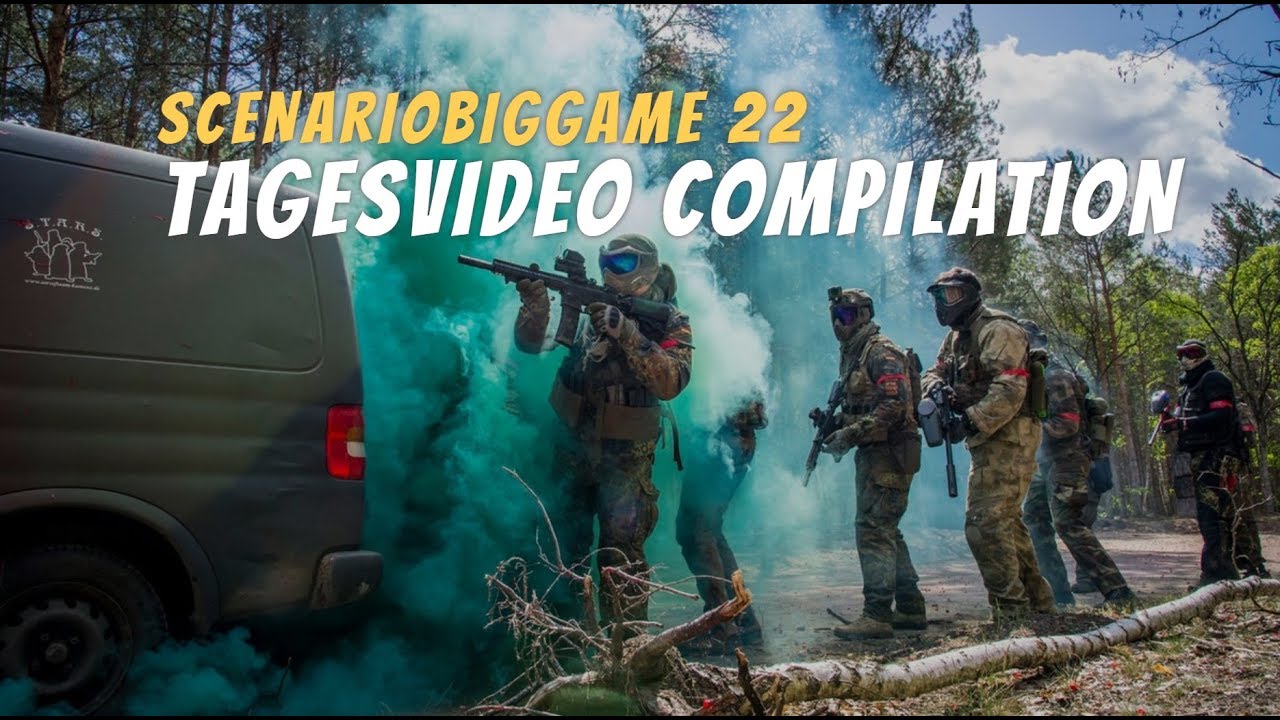 Scenario Big Game 22 - Tagesvideo Compilation von Europas Scenario Paintball Festival im Mai 2019