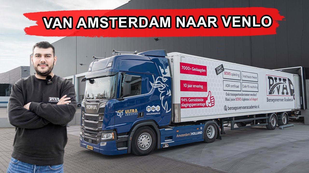 Een dag als vrachtwagenchauffeur met de SCANIA V8!