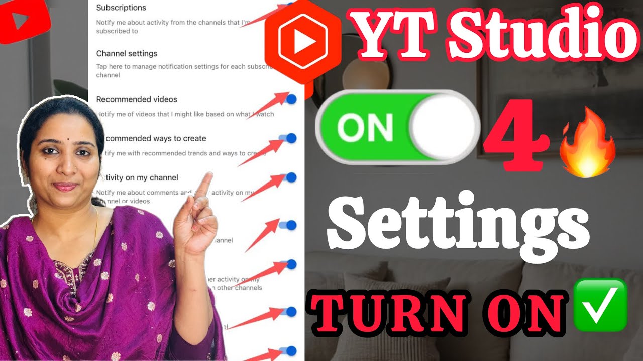 🔥Turn on YT Studio 4👉Settings Views and Subscribers will increase rapidly |YT Studio Settings