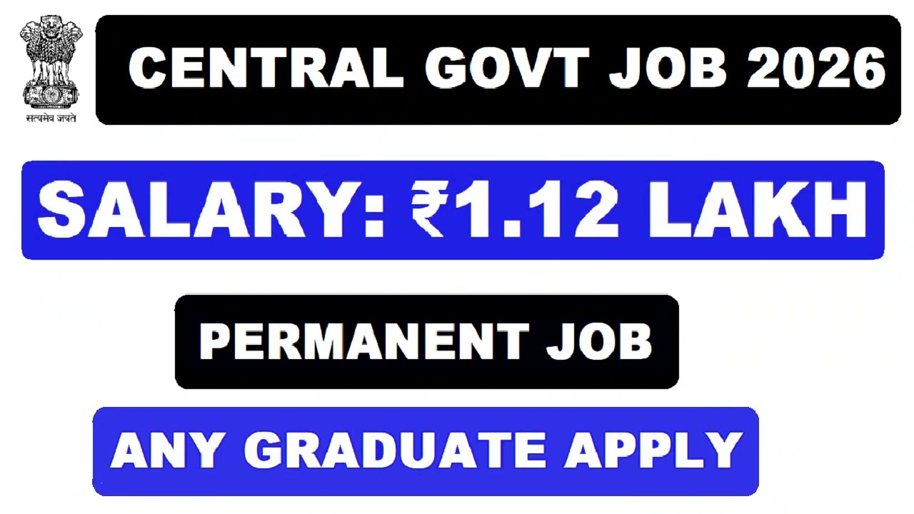 💰 ₹1.12 Lakh Salary | Permanent Govt Officer Job 🔥 Graduate Apply | RRB Section Controller 2026