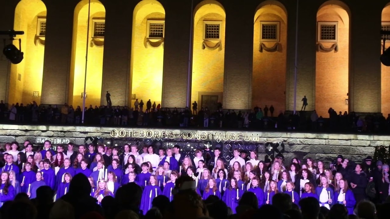 Göteborgs Lucia 2025 Götaplatsen