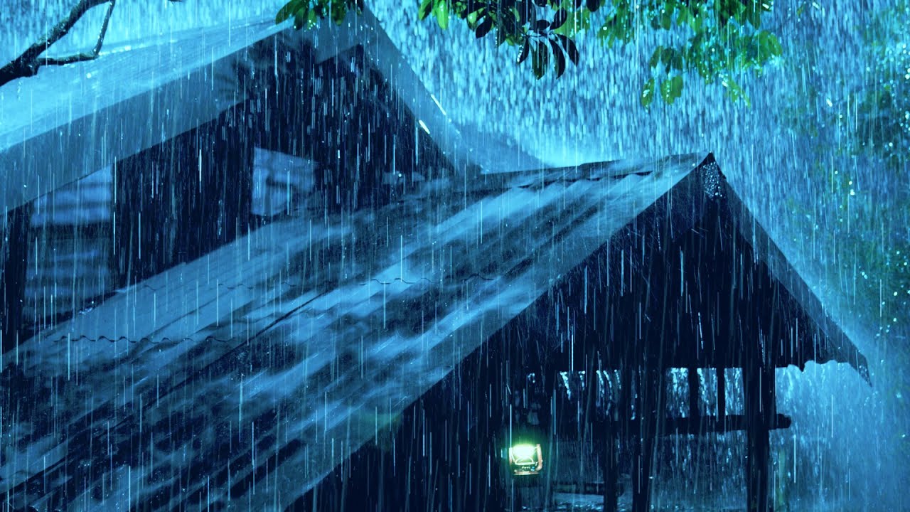 Засыпайте Быстро Под Звуки Чистого Природного Дождя И Невероятного Грома | Расслабление, Сон И Медит