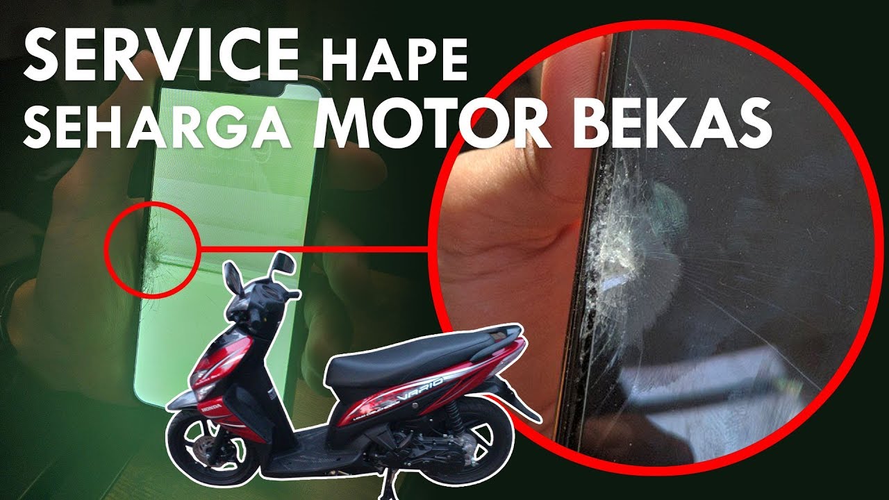 NYESEK!! LAYAR IPHONE XS PECAH KETIBAN TRIPOD...