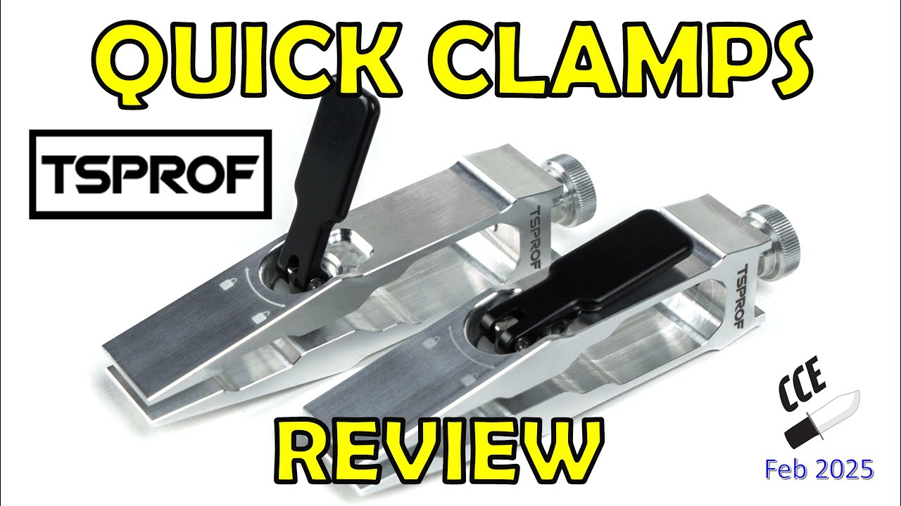 TSPROF Quick Clamp Review / Demo #tsprof #sharpening