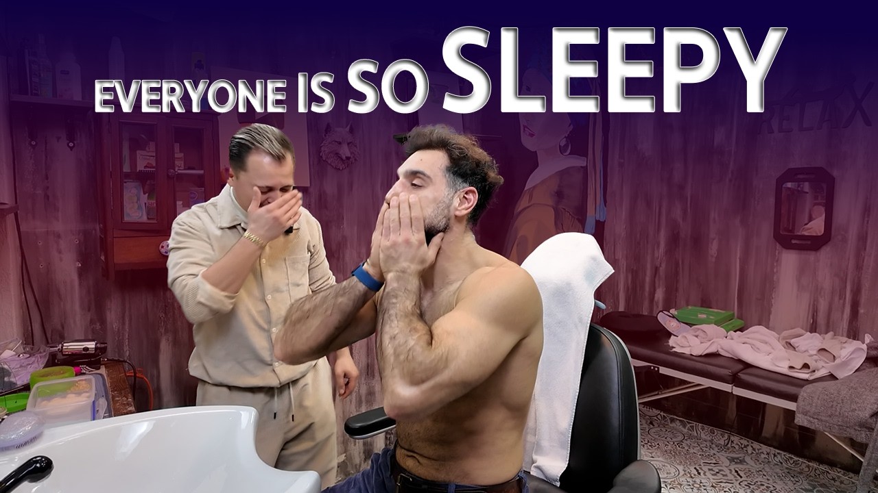 ASMR MASSAGE | ASMR BARBER MASSAGE SESSION That Makes Everyone Sleepy